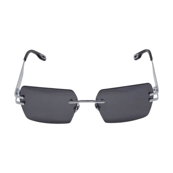 Porta Romana Other - Stylish Black Rectangular Sunglasses PORTA ROMANA
